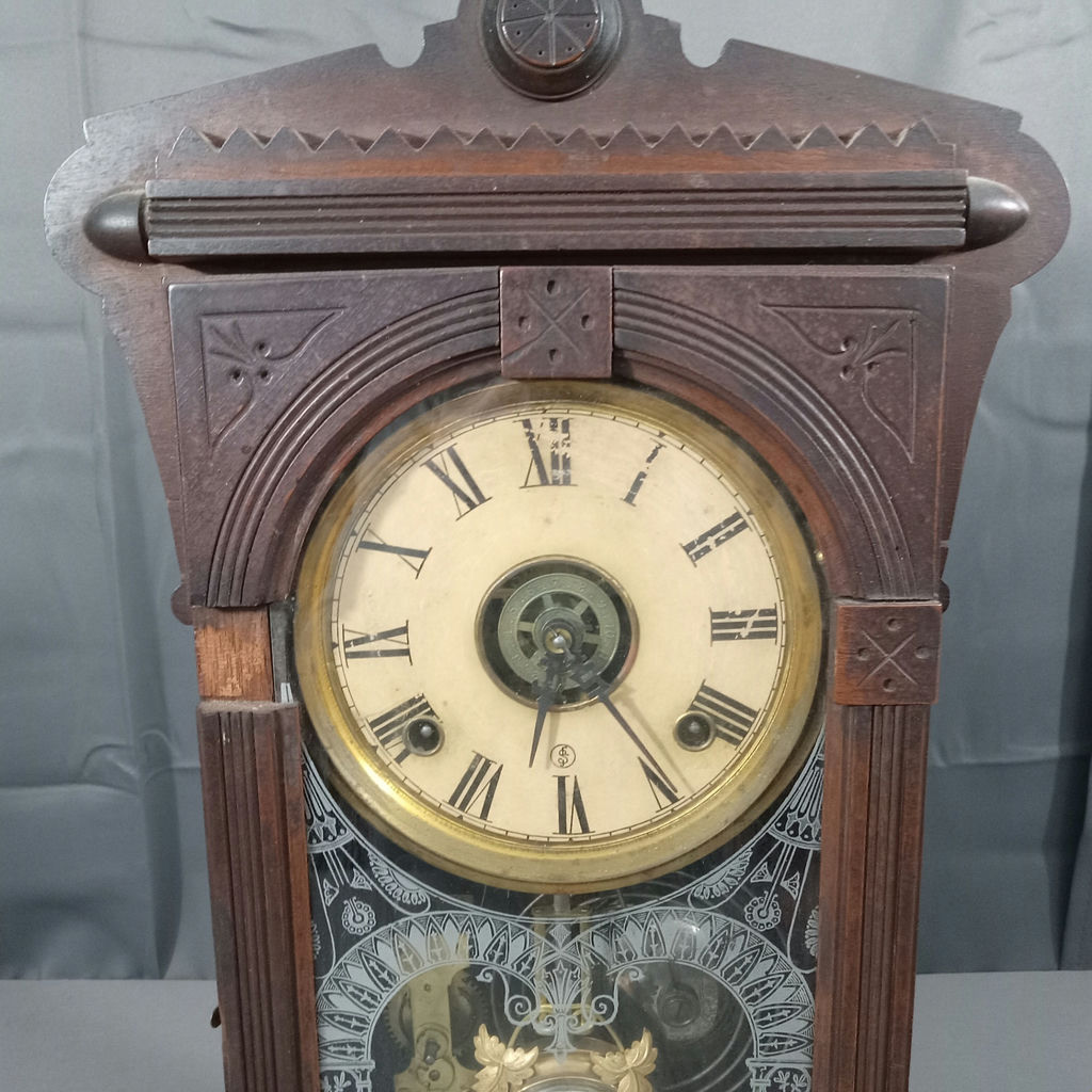 Antique Mantle Clock - image 2 of 11