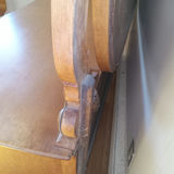 Antique Bird's Eye Maple Vanity w/Mirror & Bench - thumbnail 33 of 35
