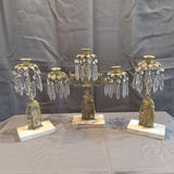 Antique Figural Girandole Set - thumbnail 1 of 12