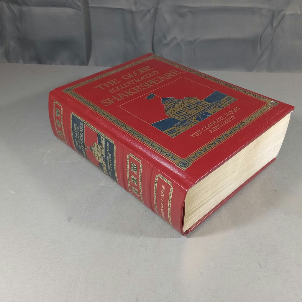 The Globe Illustrated Shakespeare & Brass Bookends - image 6 of 15