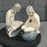 Royal Copenhagen Girl on Rock Figurines - thumbnail 1 of 9