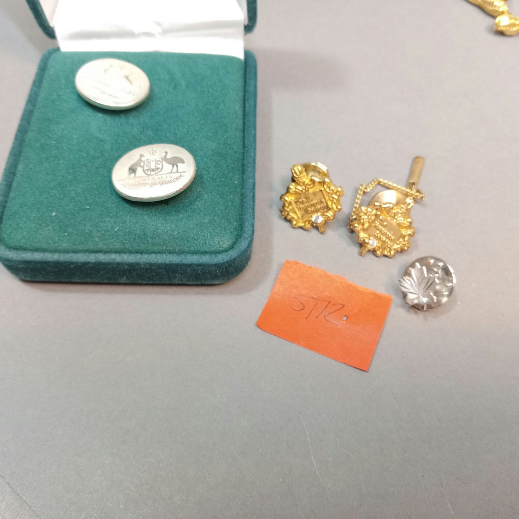 Vintage Sterling & More Men's Jewelry (9+dwt) - image 2 of 20