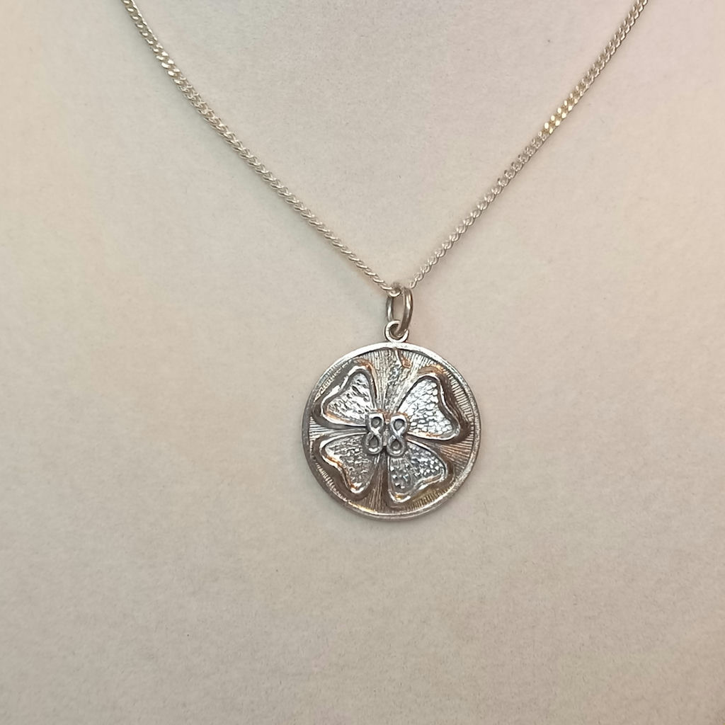Sterling Greek Necklace & Brass Paperweights (6.5dwt) - image 2 of 8