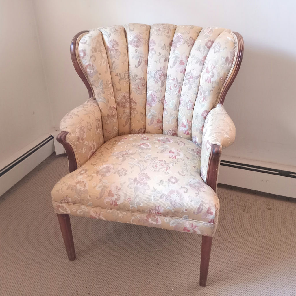 Vintage Upholstered Arm Chair - image 1 of 8