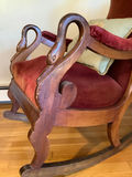 Antique Goose Neck Rocking Chair - thumbnail 3 of 6