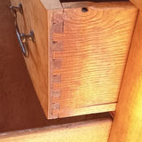 Antique Bird's Eye Maple Vanity w/Mirror & Bench - thumbnail 29 of 35