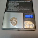 Sterling Greek Necklace & Brass Paperweights (6.5dwt) - thumbnail 8 of 8