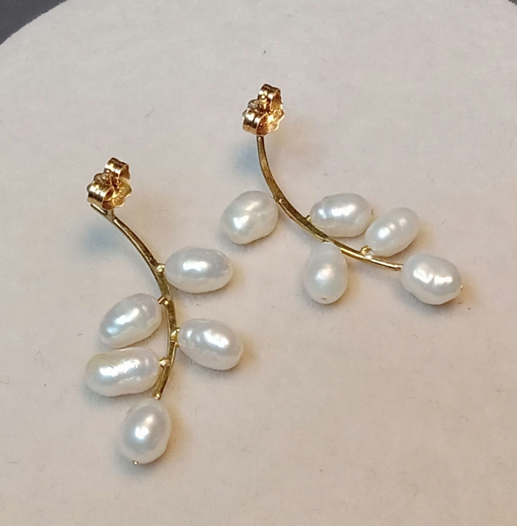 10K / 14K Gold & Pearl Jewelry (3+dwt) - image 10 of 13