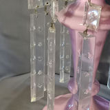 Antique Red & Pink Glass Lustres - thumbnail 13 of 19