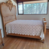 Antique Bird's Eye Maple Bed - thumbnail 7 of 16