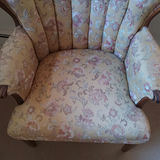 Vintage Upholstered Arm Chair - thumbnail 2 of 8