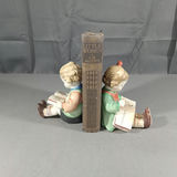 Vintage Porcelain Bookends & Little Women - thumbnail 1 of 15