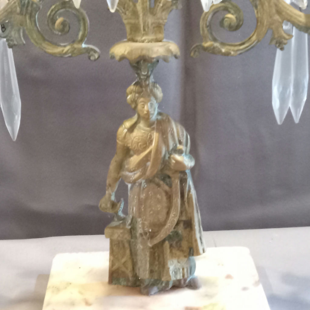 Antique Figural Girandole Set - image 2 of 12