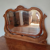 Antique Vanity/Dresser w/Mirror and Chair - thumbnail 4 of 32