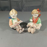 Vintage Porcelain Bookends & Little Women - thumbnail 2 of 15