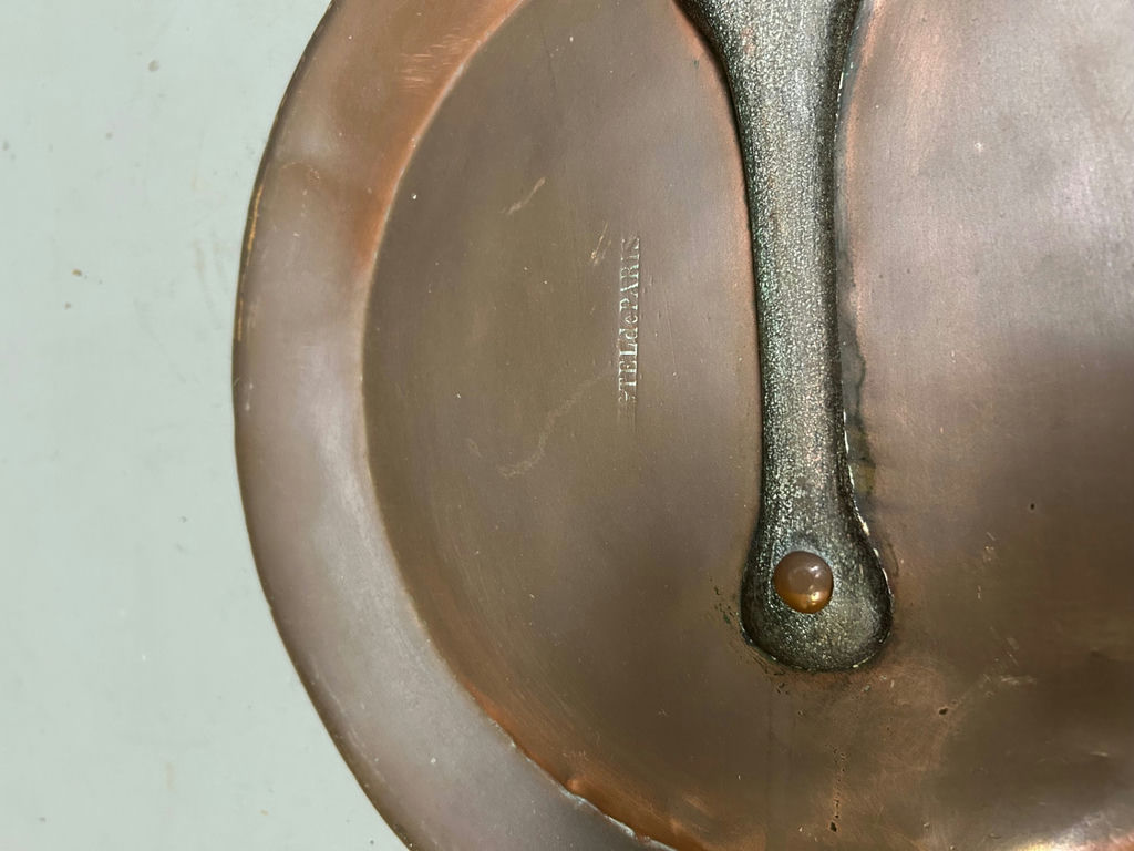Antique Hotel de Paris/ E. Dehillerin French Copper Ware Pots - image 4 of 8