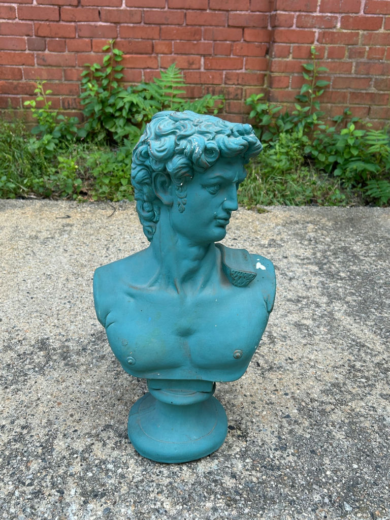 Michelangelo's David Head Chalkware Vintage - image 5 of 5