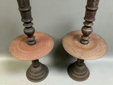 Pair of Vintage Siam Brass Candle Holders - thumbnail 3 of 5
