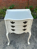 Antique Three Drawer Painted Nightstand - thumbnail 4 of 7