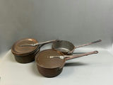 Antique Hotel de Paris/ E. Dehillerin French Copper Ware Pots - thumbnail 1 of 8