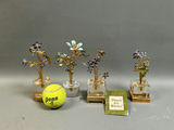 Jane Hutchenson Vintage Lucite Brass Ornaments for Gorham - thumbnail 5 of 5