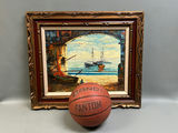 Seascape Textured Oil on Canvas Signed - thumbnail 2 of 4