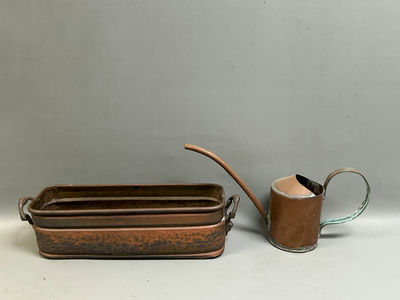 Copper Water Can and Planter - Image 1 of 4