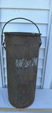 Vintage Tall Metal Bucket with Metal Handle - thumbnail 1 of 7