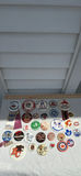 Collection of Vintage Sports and Charity Pinback Buttons and Ribbons - thumbnail 1 of 8