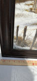 Framed Winter Farm Landscape Print - thumbnail 4 of 12