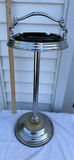 Pedestal Standing Ashtray with Glass Insert - thumbnail 2 of 5