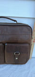 Brown Soft Leather Briefcase - thumbnail 3 of 16