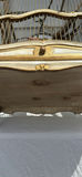 Ornate Vintage Wooden and Metal Birdcage with Decorative Birds - thumbnail 17 of 17