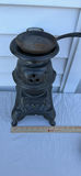 Vintage Arnel’s Pottery Comfort Potbelly Stove with Four Cast Iron Skillets - thumbnail 6 of 12