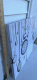 Canvas Wall Art with Hanging Pocket Watches - thumbnail 2 of 5