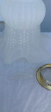 Three Vintage Frosted Glass Lamp Shades - thumbnail 9 of 9