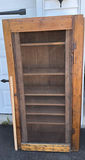 Antique Wooden Screen Door PIE SAFE with Wire Mesh - thumbnail 2 of 23
