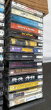 Wooden Cassette Tape Storage Cabinet with Assorted Cassette Tapes - thumbnail 5 of 8