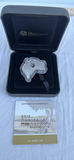 2012 Perth Mint Australian Map-Shaped Kookaburra 1 oz Silver Coin with Packaging - thumbnail 9 of 9
