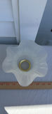 Three Vintage Frosted Glass Lamp Shades - thumbnail 5 of 9