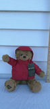 Columbia Plush Teddy Bear with Red Jacket - thumbnail 1 of 5