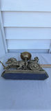 Vintage Art Deco Horse-Drawn Gladiator And Chariot Table Lamp - thumbnail 8 of 10