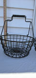 Vintage Two Metal Wire EGG Baskets with Handles - thumbnail 4 of 5