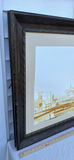Framed Sepia Ship Harbor Print - thumbnail 3 of 8