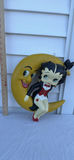 Betty Boop Crescent Moon Wall Hanging Figurine - thumbnail 1 of 5