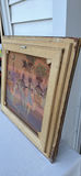 Pair of Framed Tapestry Artworks with Classical Garden Dance Scenes - thumbnail 14 of 14