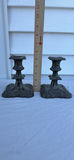 Vintage Pair of Ornate Silver Plated Candlestick Holders (BP Canada) - thumbnail 4 of 7