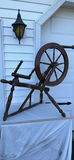 Vintage Wooden Spinning Wheel - thumbnail 5 of 15