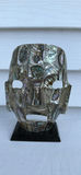 Abalone Shell Mosaic Mask Sculpture - thumbnail 1 of 7