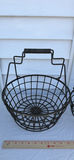 Vintage Two Metal Wire EGG Baskets with Handles - thumbnail 2 of 5